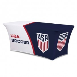 6' Stretch 4-Sided Table Cover (Full Color All Wrap) with Logo