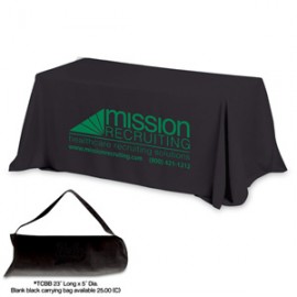 "Zenyatta 6" 4-Sided Throw Style Table Cover Throw (Screen Imprint) with Logo  "Zenyatta 6" 4-Sided Throw Style Table Cover Throw (Screen Imprint) with Logo