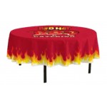 Custom 5-ft. Round FULL BLEED Table Cover with 19" Overhang