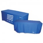 6'-8' Convertible Screen Print Table Cover with Logo