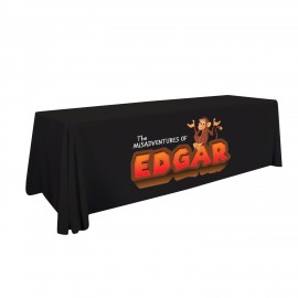 8' LazerLine 4-Sided Throw Full-Color Front Only with Logo  8