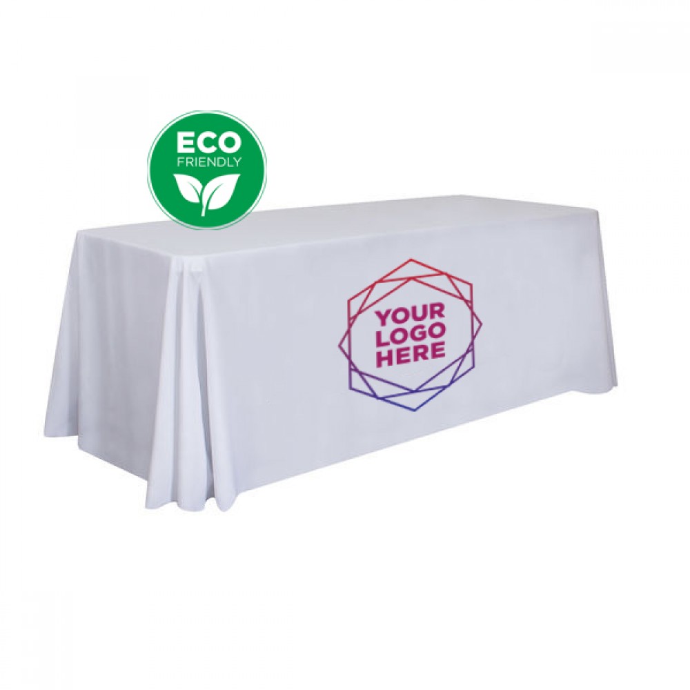 Custom Imprinted 6' Repreve Poplin Tablecloth Custom Imprinted 6' Repreve Poplin Tablecloth