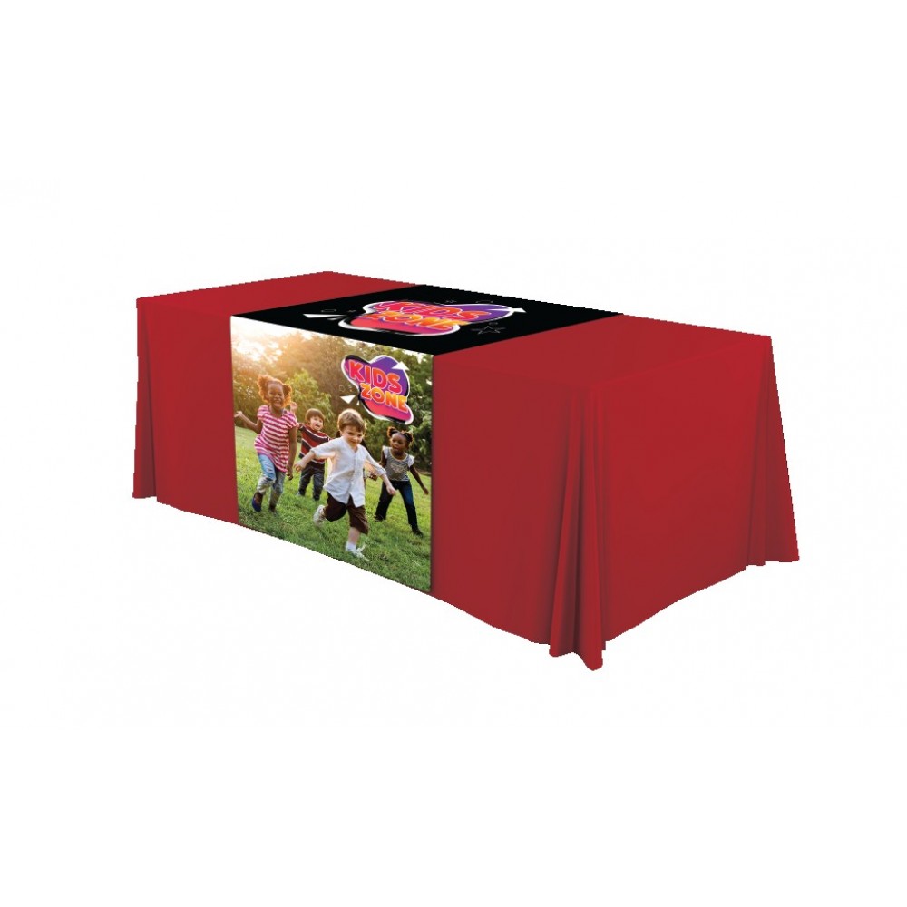 Customized 8' Table Cover \ 30"X60" Table Runner Set