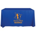 Exclusive Non-Woven Disposable 8' Table Cover (156"x90") Logo Branded