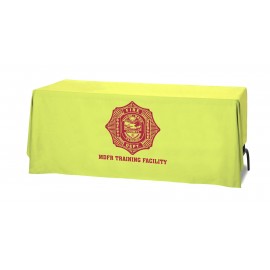 Logo Branded Draped Table Cover (8')  Logo Branded Draped Table Cover (8