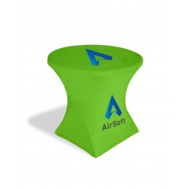 Custom Table Cover Stretch Round (24" Dia X 29" High)