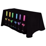 6' Table Throw - Full Color Front Panel with Logo