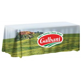 Custom 6-ft. NON-FITTED Table Cover Multi-Panel Print Full Bleed or Custom Fabric Color