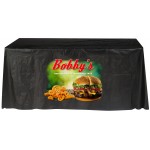 Recyclable Plastic Front Panel Digital Imprint Card Table Cover (65"x65") with Logo