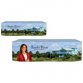 Personalized 8' Customized Zipper Back Fitted Table Cover