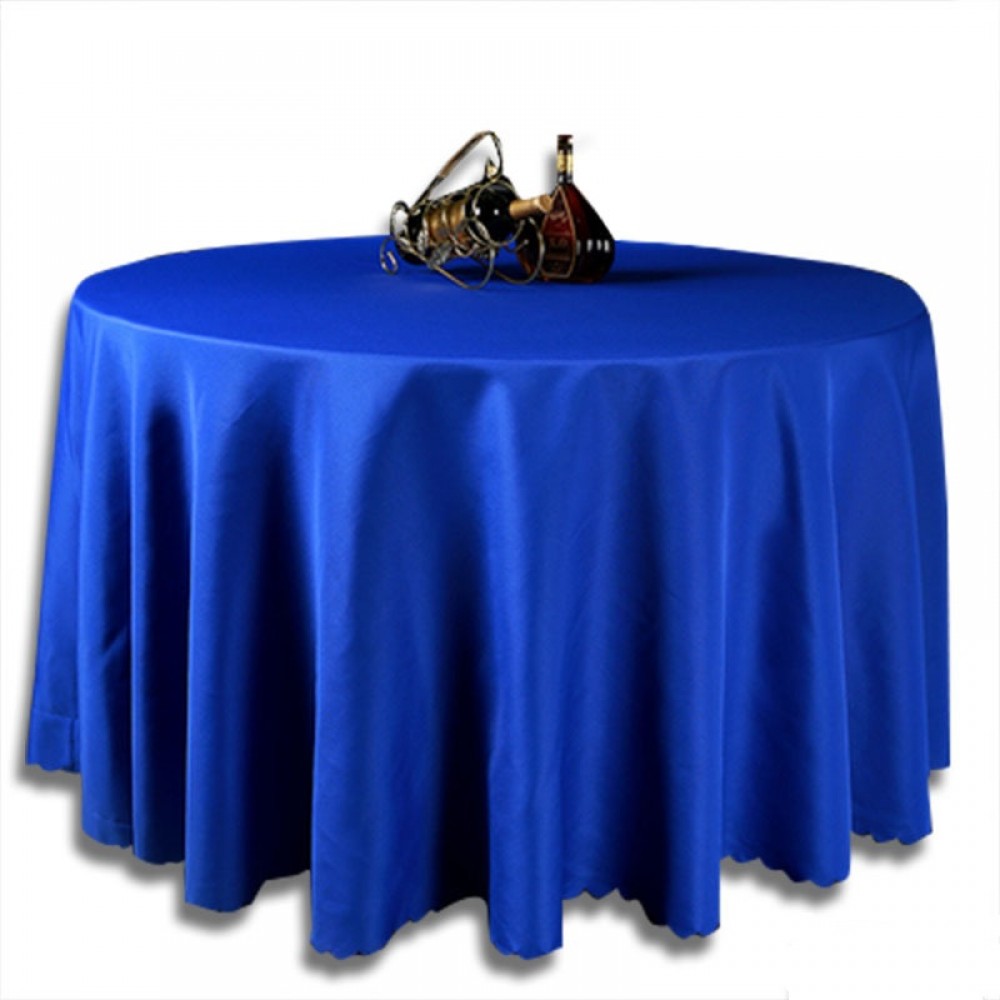 Personalized 118" Fabric Round Tablecloth