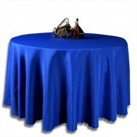 Personalized 118" Fabric Round Tablecloth