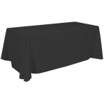 Logo Branded 6' Silk Screen Printed Tablecloth Throw Style