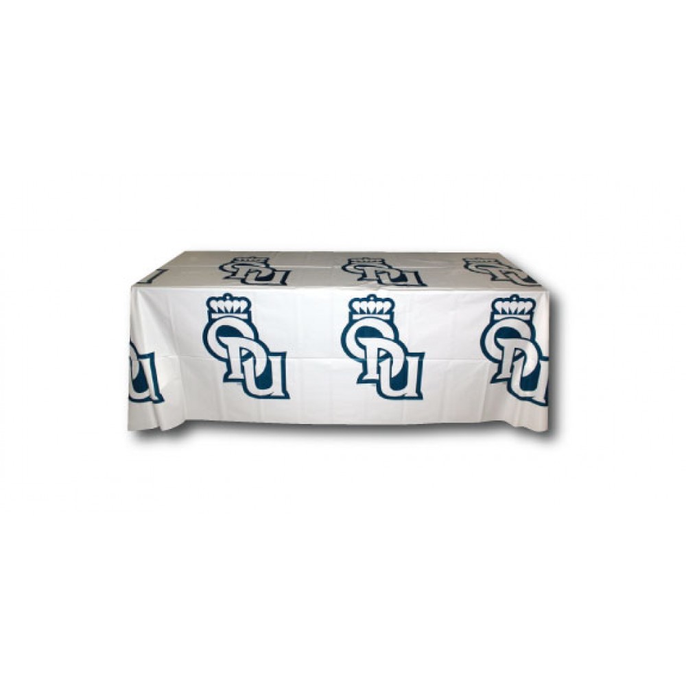 Step & Repeat White Plastic Table Cover (132"x65") Custom Printed Step & Repeat White Plastic Table Cover (132"x65") Custom Printed