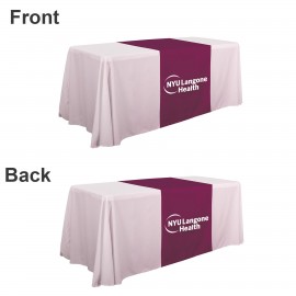 6 Ft Full Color Table Runner with Logo