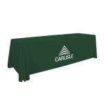 Logo Branded 8' Value Lite Table Throw (White Imprint, One Location)