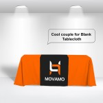 8' Table Runners in Full Color Overall with Logo