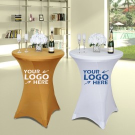 Personalized Stretch Round Table Cover (31.5"x43")