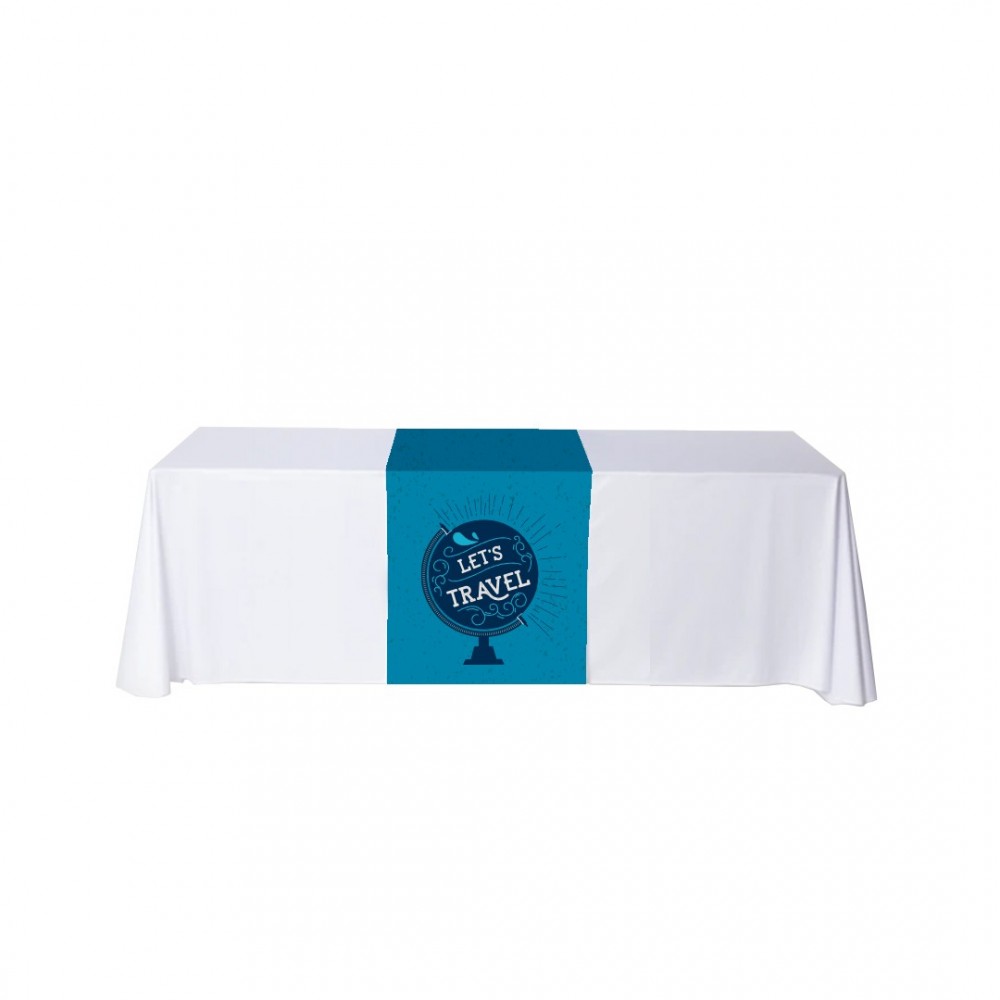 Personalized 24" x 63" Table Runner Polyester Full Color Dye Sublimation - Made in the USA
