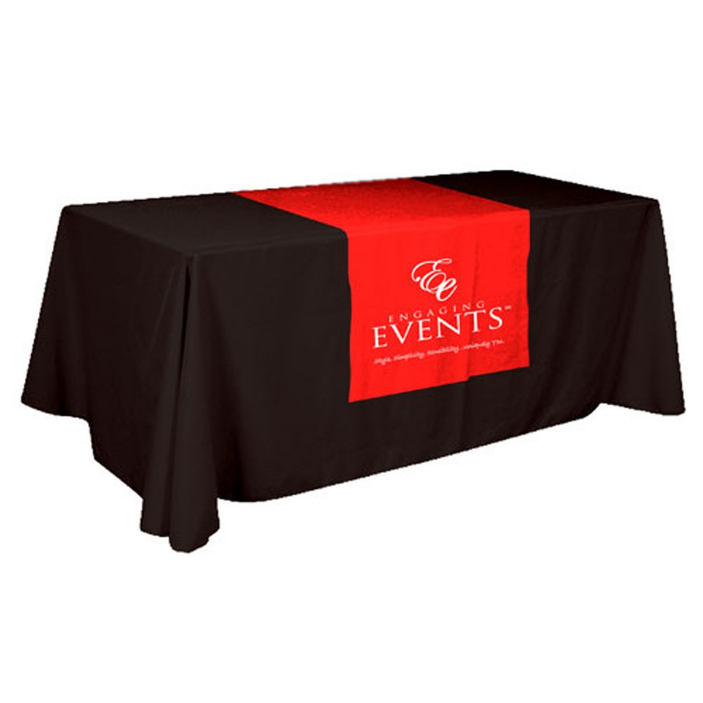 Logo Branded Table Runner - (Top, 18" front) Logo Branded Table Runner - (Top, 18" front)