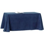 Orchestra Suede Conference Tablecloths Custom Imprinted