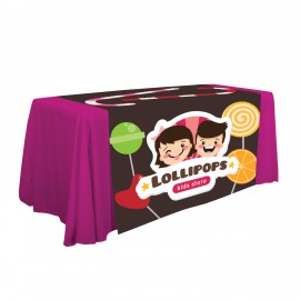 57" LazerLine Table Runner Full-Color full-Bleed  with Logo