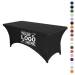 6 FT Home Stretch Table Cover with Logo