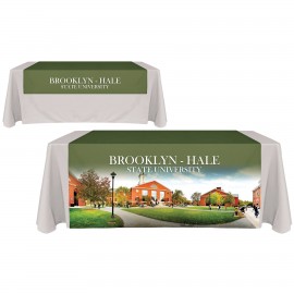 60" x 72" Digitally Printed Table Runners with Logo