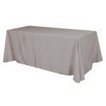Personalized 6ft x 30"T x 29"H - (Blank/No Imprint) 4 Sided Standard Table Throws - Made in the USA