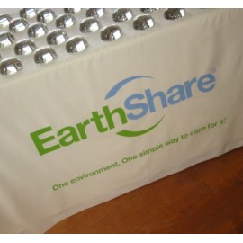 Organic Cotton Throw Style Tablecloths w/ Silk-screen Logo with Logo