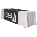 Custom Printed Custom Size Table Runner Polyester Full Color Dye Sublimation. Price per Sq Ft.