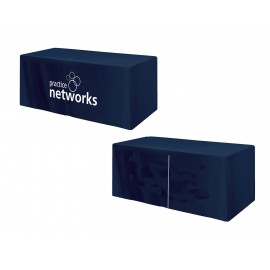 Personalized Heavy Duty Tablecloth FITTED 4ft WITH ZIP WRINKLE FREE