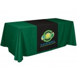 Custom Printed 60"x108" Non-Woven Display Cloth w/ 20" 1-color Silk Screen