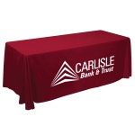 6' Value Lite Table Throw (White Imprint, 1 Location) with Logo