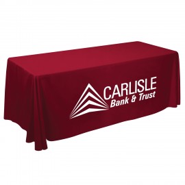 6' Value Lite Table Throw (White Imprint, 1 Location) with Logo  6