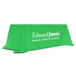 Custom Imprinted Lime Green 6' - 8' Convertible Table Throw (Dynamic Adhesion or Screen Print)