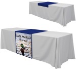 24" x 63" Table Runner Polyester Full Color Dye Sublimation - Made in the USA with Logo