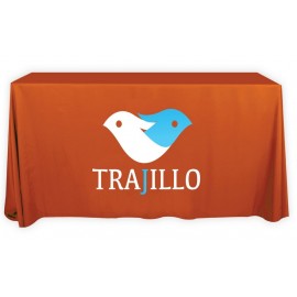 Logo Branded Screen Printed 6' Table Cover (132"x60")