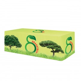 Fitted All Over Dye Sub Table Cover - 4-sided, fits 8' table with Logo  Fitted All Over Dye Sub Table Cover - 4-sided, fits 8