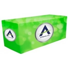 Full Color Multi-location Dye-Sub 8' Fitted Table Cover with Logo  Full Color Multi-location Dye-Sub 8