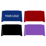 Polyester Rectangular Tablecloth Table Cover for Dining Table, Buffet Parties and Camping with Logo