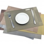 Personalized PVC hotel western food table insulation placemat