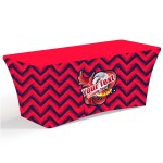Standard 6' Stretch Tablecloth (Full Color Dye Sublimation) with Logo