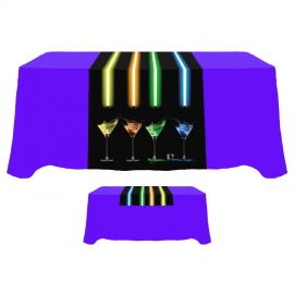 30" x 72" Full Color Table Runner with Logo