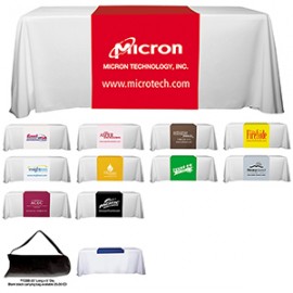 Customized "Roger 8" 90" Long Table Runner (Screen Imprint)  Customized "Roger 8" 90" Long Table Runner (Screen Imprint)
