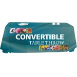 Convertible Premium Dye Sublimated Economy Table Throw with Logo