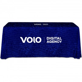 Logo Branded 8' Full 42"H Fully Printed Throw Cover  Logo Branded 8