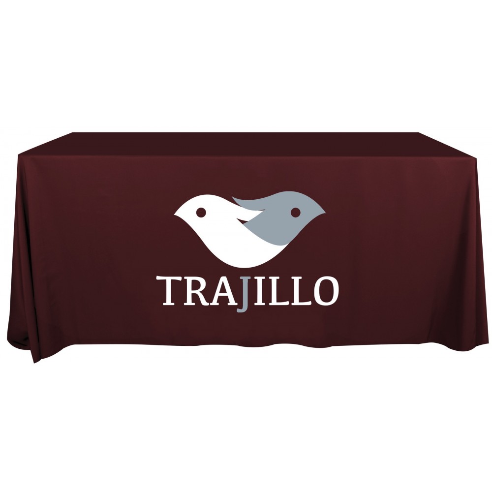 Screen Printed Table Runner/Card Table Cover (60"x60") with Logo