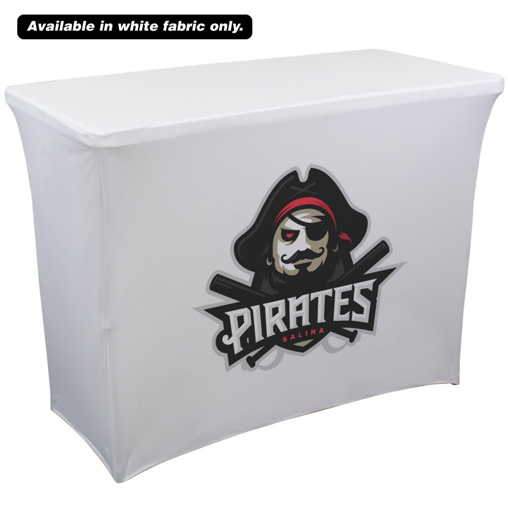 4' UltraFit Demo Table Throw (Full-Color Front Only) Custom Printed 4' UltraFit Demo Table Throw (Full-Color Front Only) Custom Printed