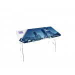 Personalized 4' Stretch Table Top Cover - Fully Printed